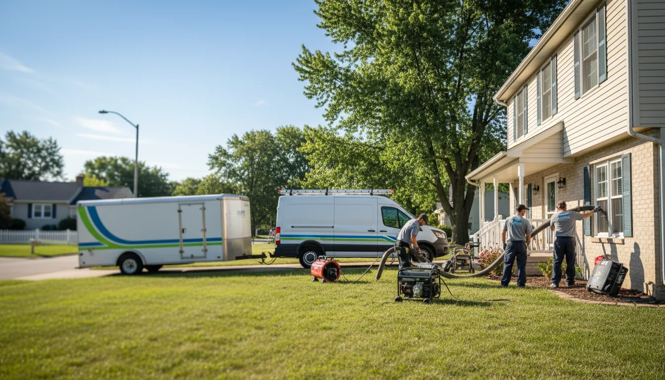 Flooded Basement Restoration And Cleanup With Repair in Coleharbor, ND near me